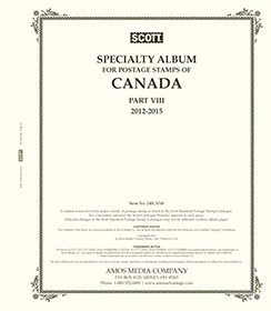Scott Specialty Album for Canada 2012-2015 Pages