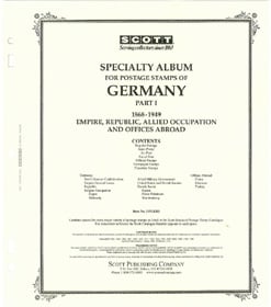 Scott Specialty Germany 1868-1949 Pages