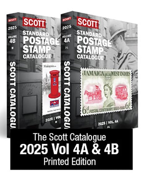 2025 Scott Standard Catalogue Volume 4  (Countries j-m) (Copy)