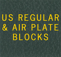 Scott U.S. Regular and Air Plate Block Label