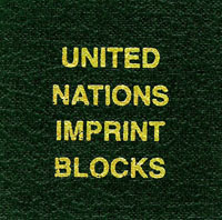 Scott United Nations Imprint Blocks Label