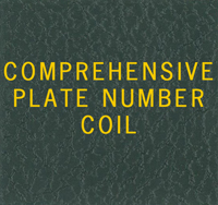 Scott U.S. Comprehensive Plate Number Coil Label