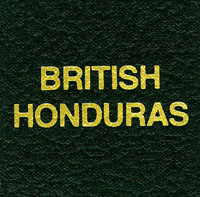 Scott British Honduras Binder Label