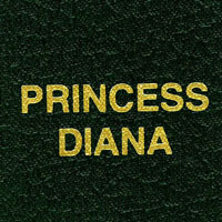 Scott PRINCESS DIANA Binder Label