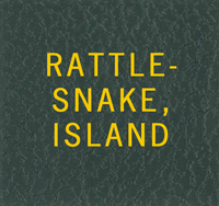 Scott RATTLE-SNAKE, ISLAND Binder Label