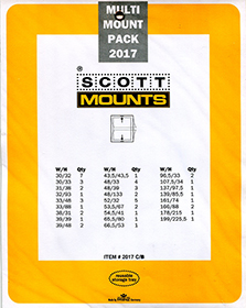 2017 Multi-Pack Mount Set - Clear