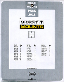 2018 Multi-Pack Mount Set - Clear