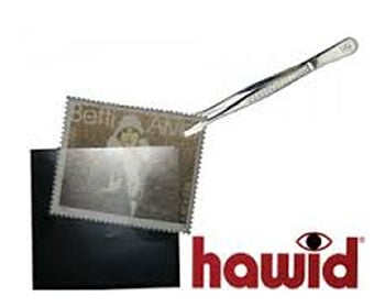 Hawid 265x115 Top-Loading Stamp Mounts (8) - Black Background