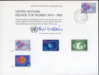 UN Decade for Women-New York FDC Cds