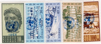 Cyprus 232-36 . 1964 OUPT MNH