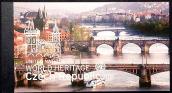 UN New York #1144 World Heritage-Czech Republic Booklet
