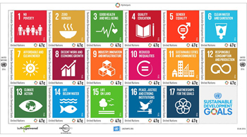 UN New York #1147 Sustainable Development Goals Sheet of 17 New York