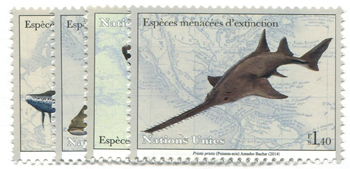 UN Geneva #590-93 Endangered Species MNH