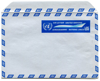 UN Geneva #UC1 Letter Sheet