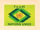 UN Geneva #UX3 Postal Card