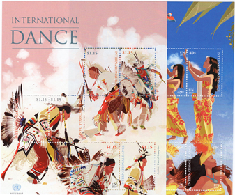 UN New York #1159-60 International Dance MNH