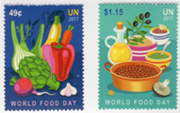 U.N. New York #1175-76 World Food Day
