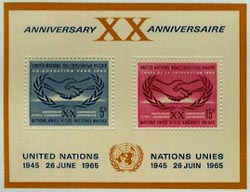 UN New York #145 Souvenir Sheet MNH