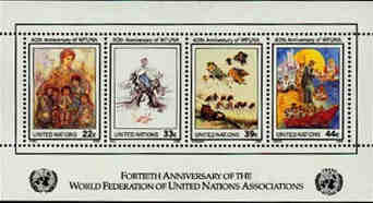 UN New York #493  Souvenir Sheet MNH