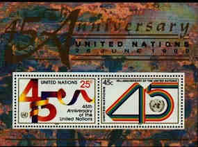 UN New York #579  Souvenir Sheet MNH