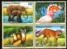 UN New York #703a  Endangered Species MNH