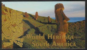 UN New York #943 World Heritage-South America Booklet