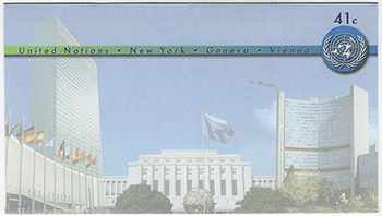 UN New York #U24 Entire 41c Size 6-3/4