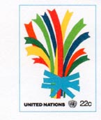 UN New York #U7 22c Mint Size 10