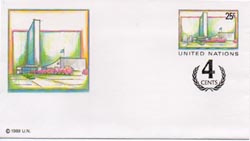 UN New York #U9 Mint Size 6