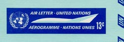 UN New York #UC7 Mint Aerogramme