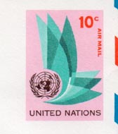 UN New York #UC8 Mint 10c Size 10