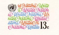 UN New York #UX8 Postal Card