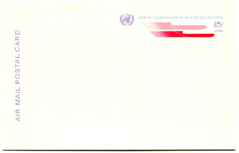 UN New York #UXC9 PostalCard