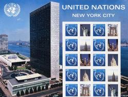 UN New York #939 New York City pane