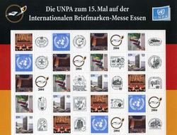 UN New York #857 ESSEN International Stamp Show