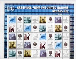 U.N. New York #982-86 Greetings NYC-NAPEX