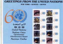 UN New York #880-884 Greetings from the UN