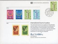 UN Intl Court of Justice-New York Cds