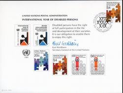 UN Intl Year of Disabled Persons-Vienna Cds