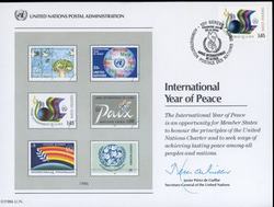 UN Intl Peace Year-Geneva Cds