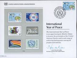 UN Intl Peace Year-New York Cds
