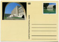 UN Geneva #UX10 Postal Card