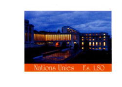 UN Geneva #UX21 Postal Card