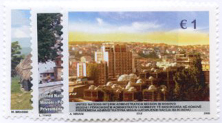 U.N. Kosovo #35-37 MNH