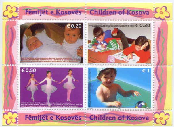 U.N. Kosovo #53a Souvenir Sheet MNH