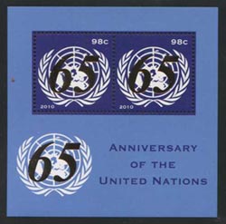UN New York #1011 Souvenir Sheet MNH