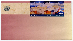 UN New York #U10 32c Mint Size 6-3/4