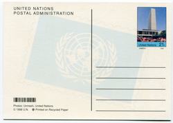UN New York #UX20 PostalCards