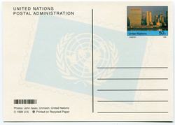 UN New York #UX21 PostalCards