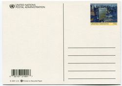 UN New York #UX22 PostalCard